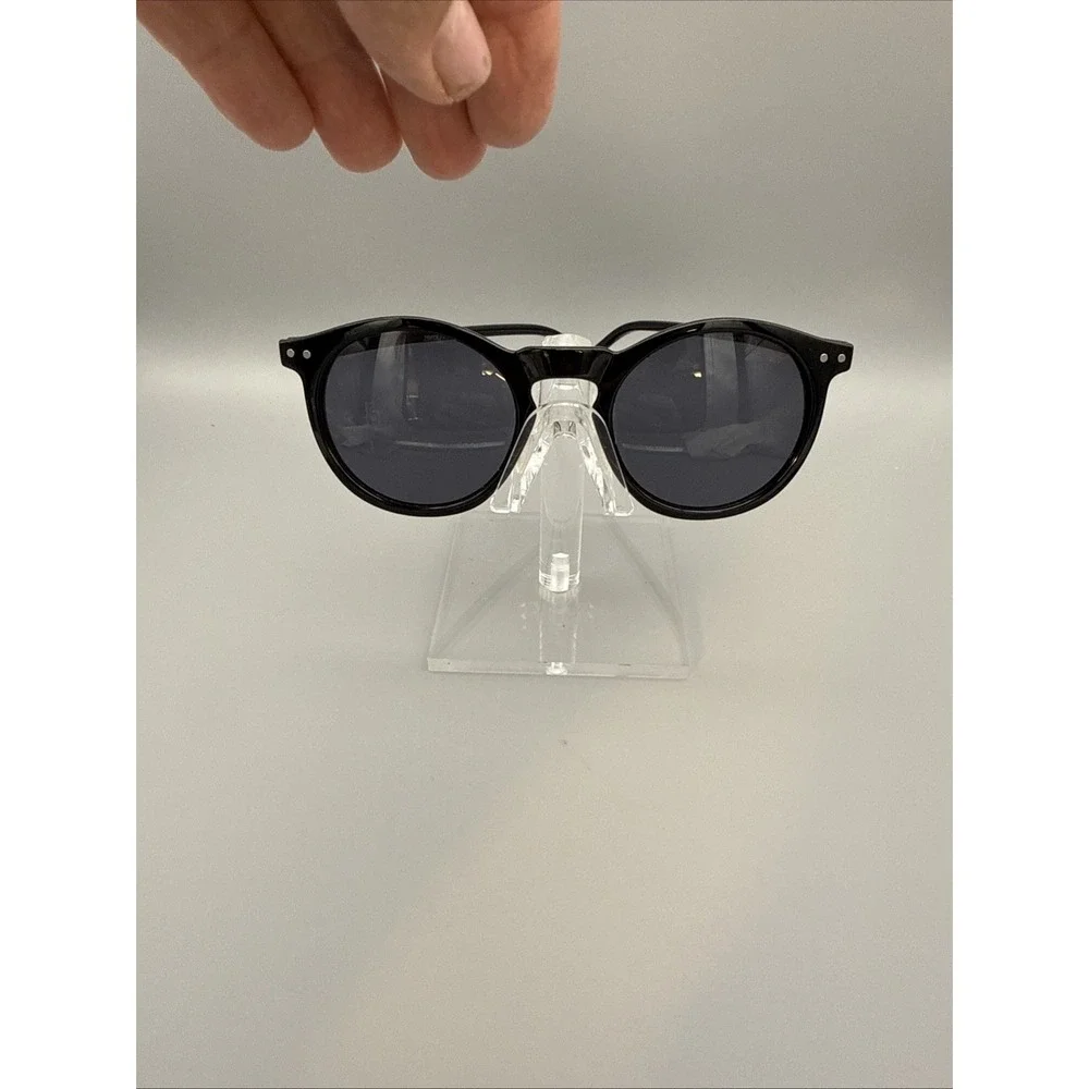 Zero UV 1920's P3 Dapper Vintage Inspired Black Round Sunglasses ZV8637E